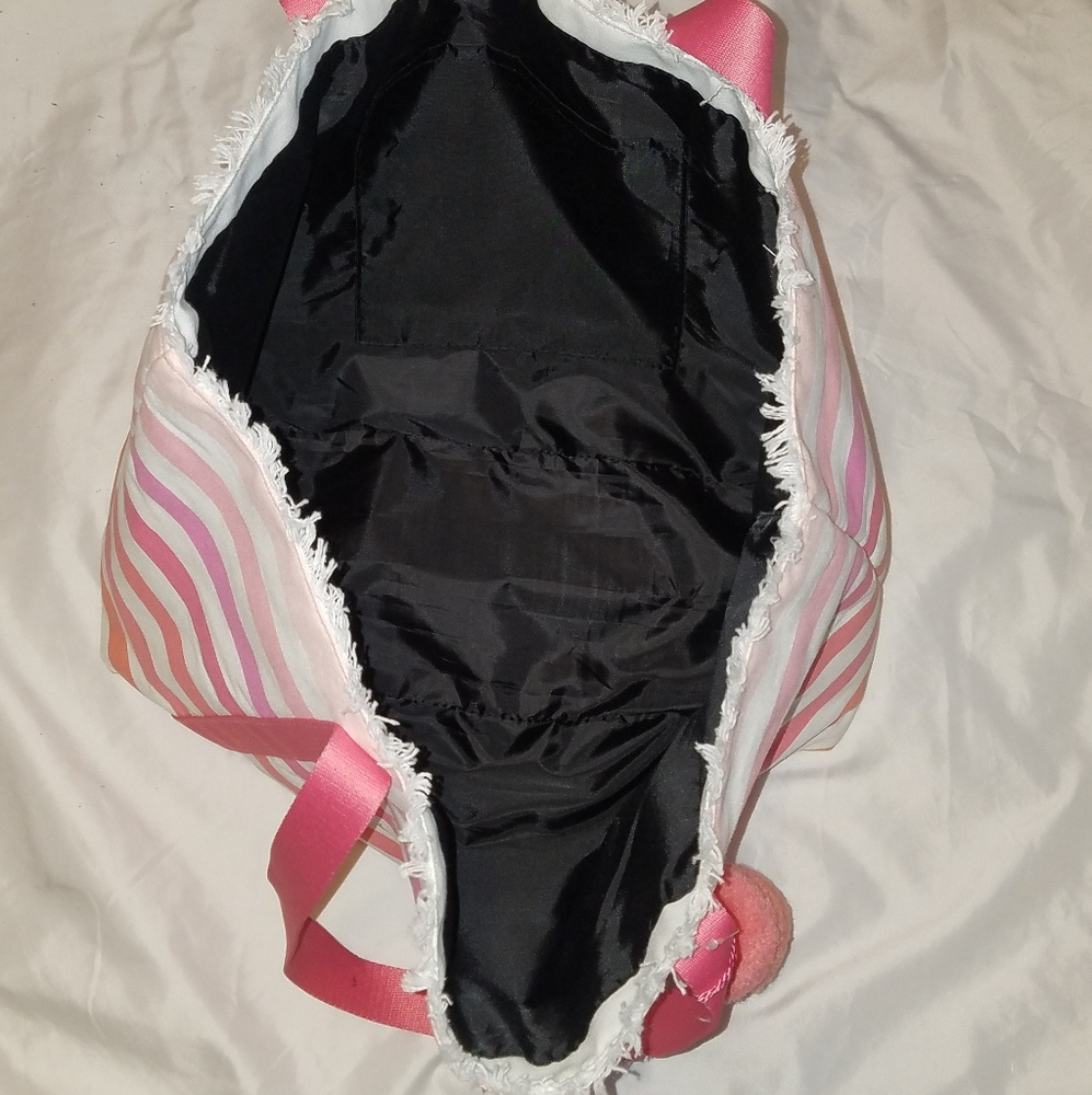 Victoria's Secret canvas open tote bag. - Picture 3 of 8